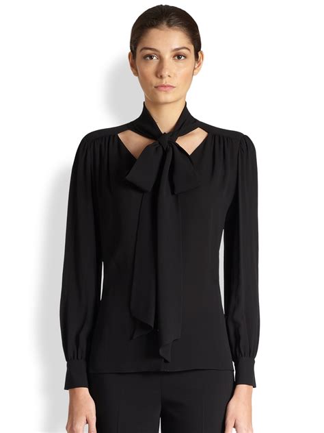 michael kors h0 18 del 2 black long sleeve blouse|MICHAEL Michael Kors Blouses + FREE SHIPPING .